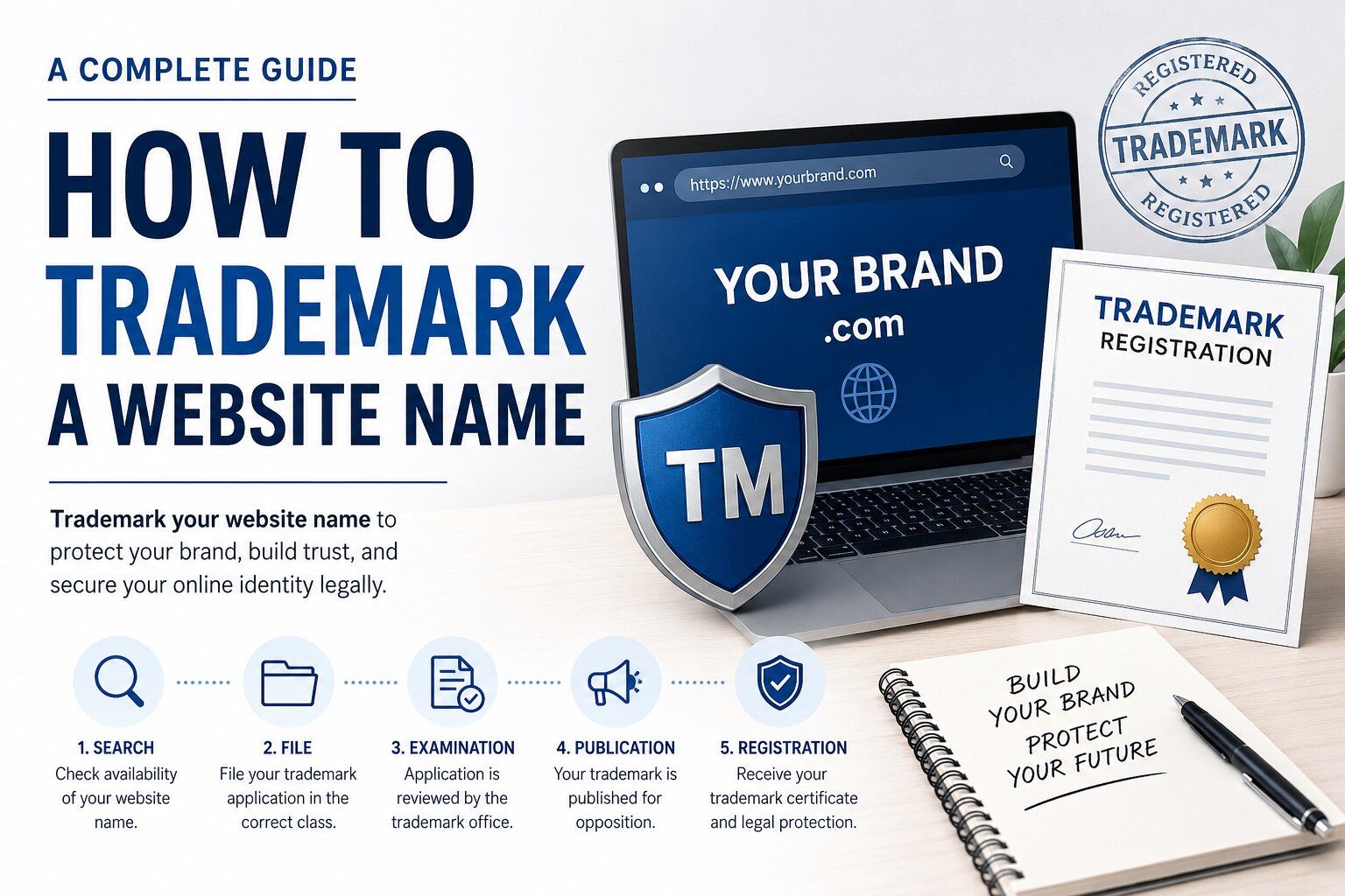 How to Trademark My Website Name ? | Domain Protection under Trademark Law