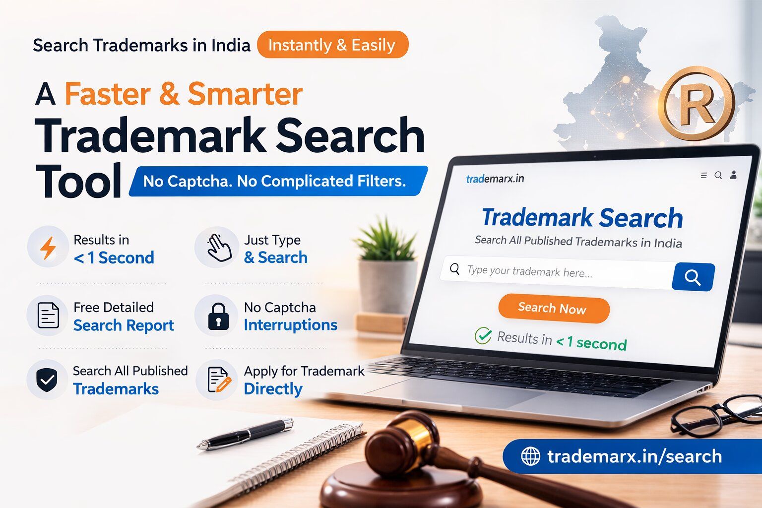 A Faster and Smarter Trademark Search Tool for India (Without Captcha or Complicated Filters)