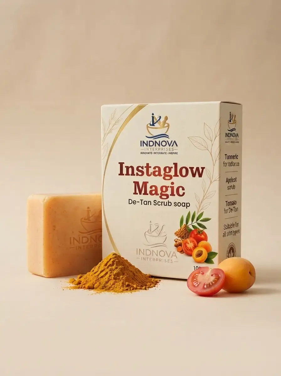 Instaglow Magic De-Tan Scrub Soap